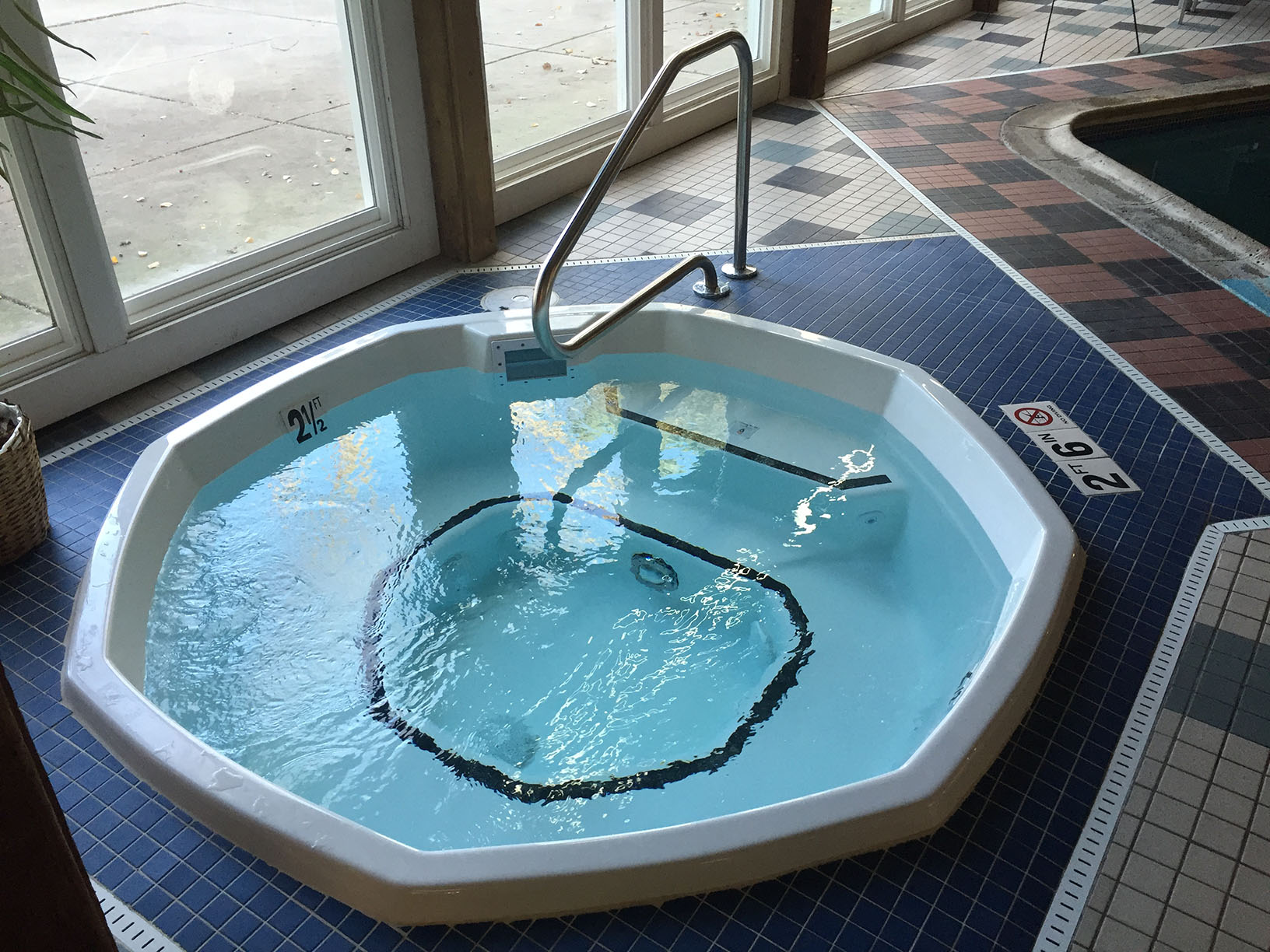 indoor inground hot tub